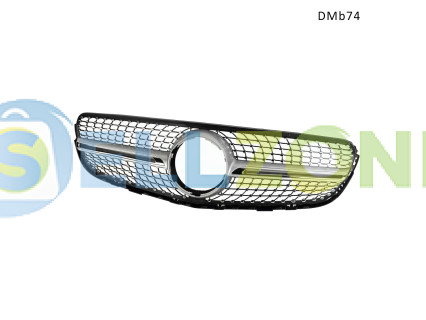 Διαμαντένια μπροστινή μάσκα για Mercedes Benz X253 2015-2019 GLC χωρίς κάμερα – DMb74